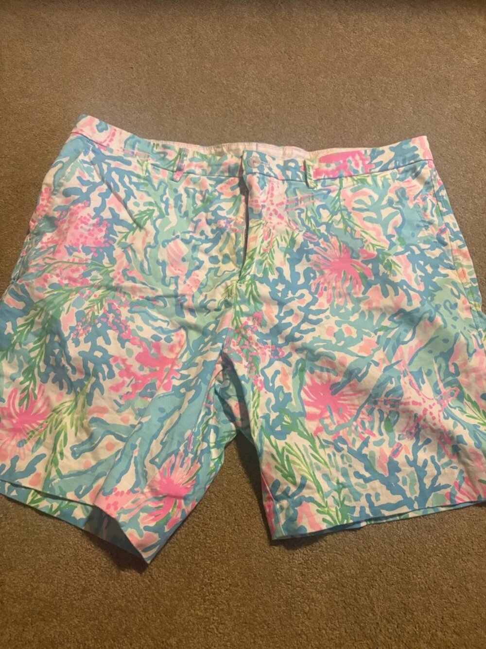 Lilly pulitizer Size 40 Tropical Floral Print Shorts